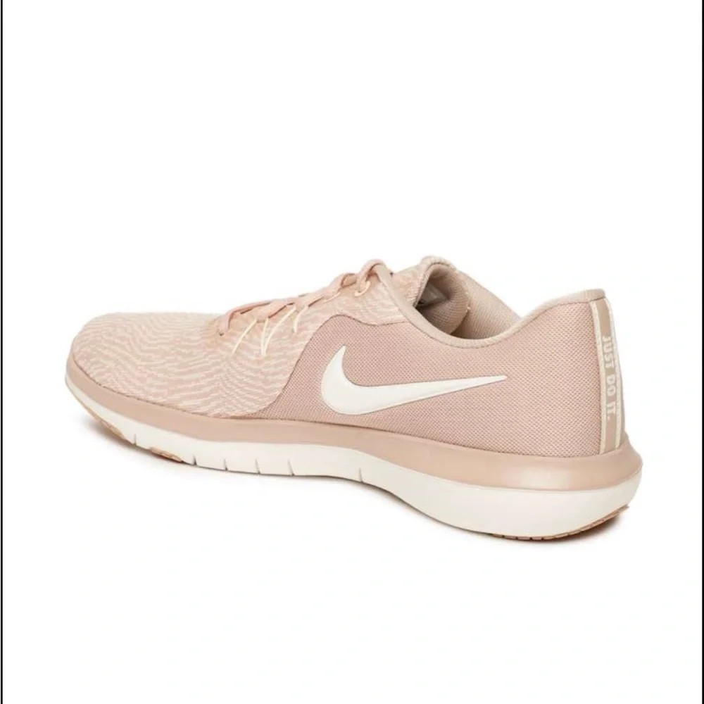 Nike Women's Beige and White Sneakers - Picture 3 of 11